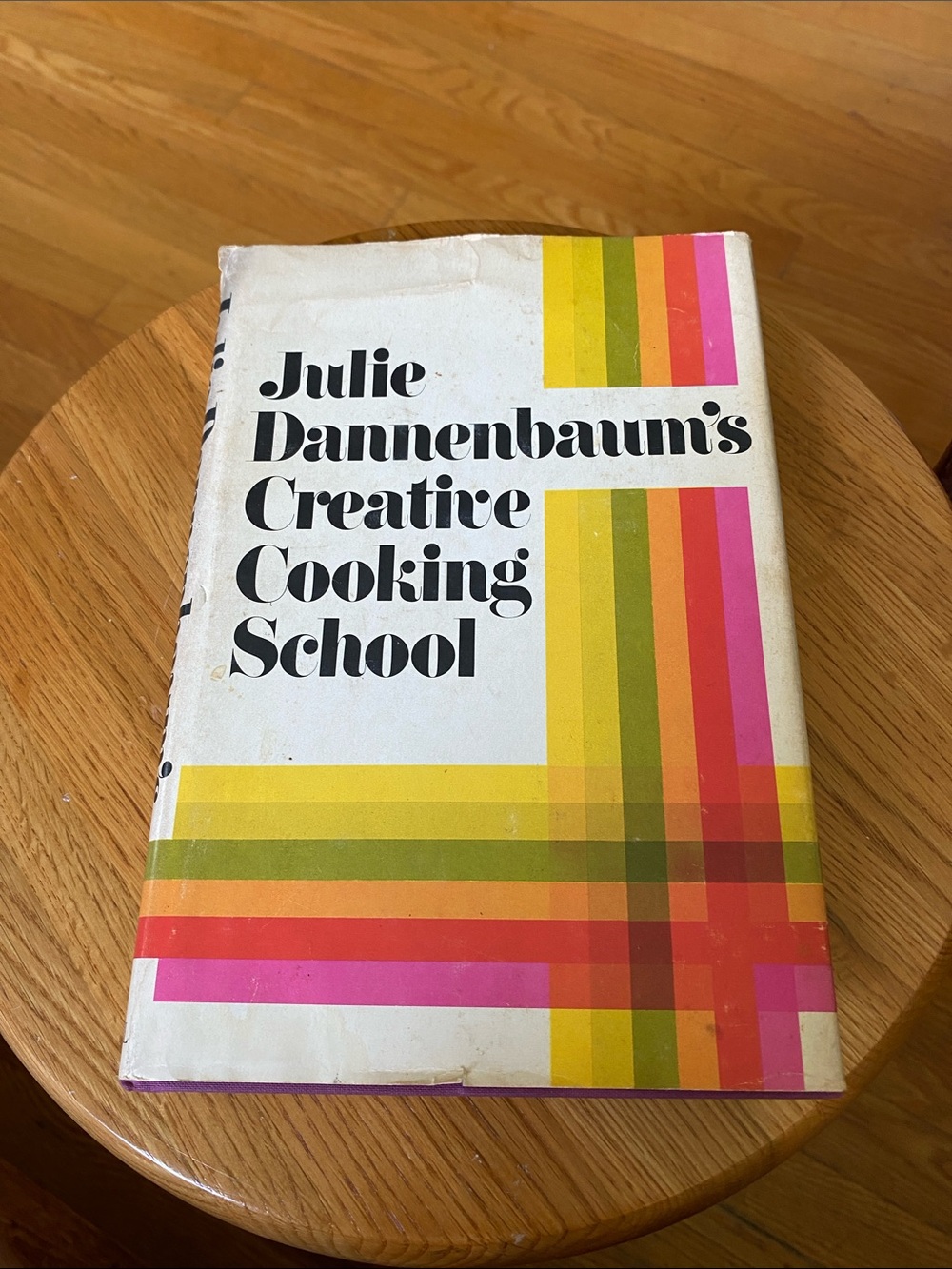 Vtg 1971 First Ed Julie Dannenbaum’s Creative Cooking School Retro 266 pages